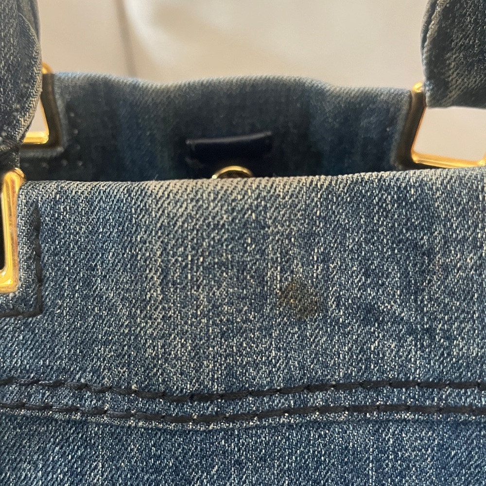 Prada Denim Shopping Tote (Large) - Picture 13 of 16